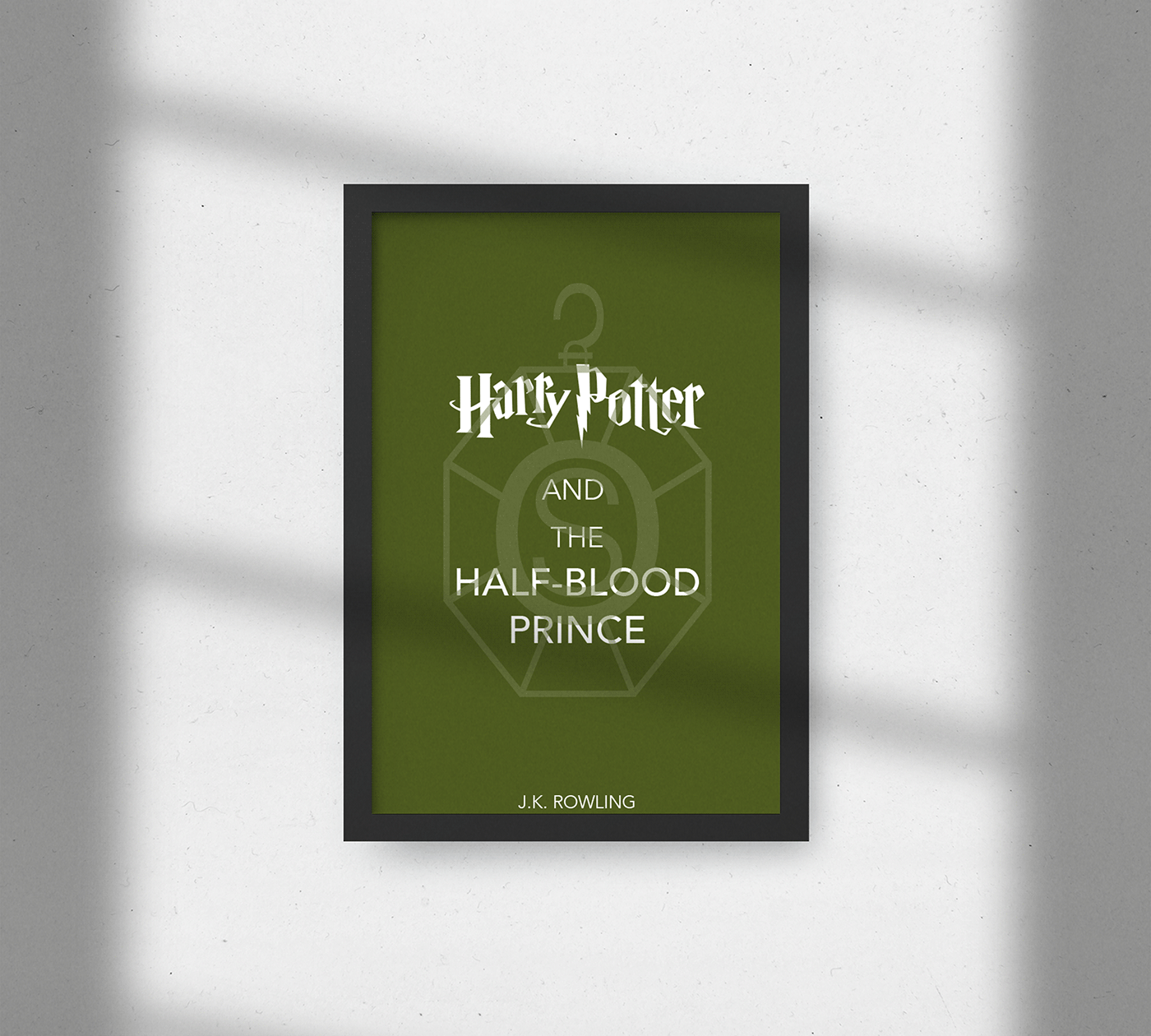 harry potter helvetica icons poster