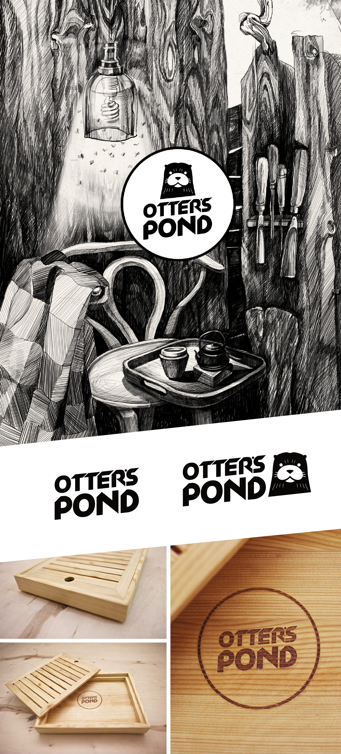 logo otter wood