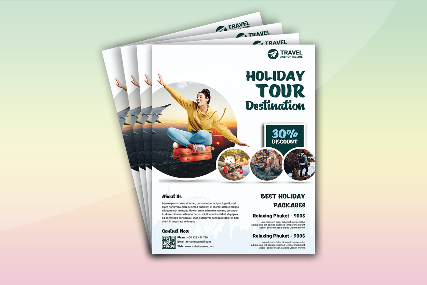tour flyer tourism tourism flyer Travel travel agency Travel Flyer traveling trip vacation vacation flyer