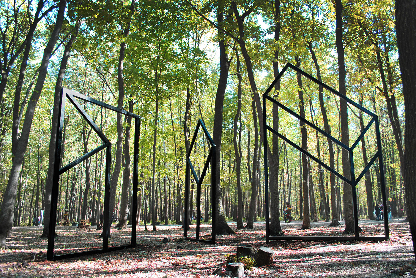 art object city contemporary forest installation monument Nature Outdoor public art sculpture