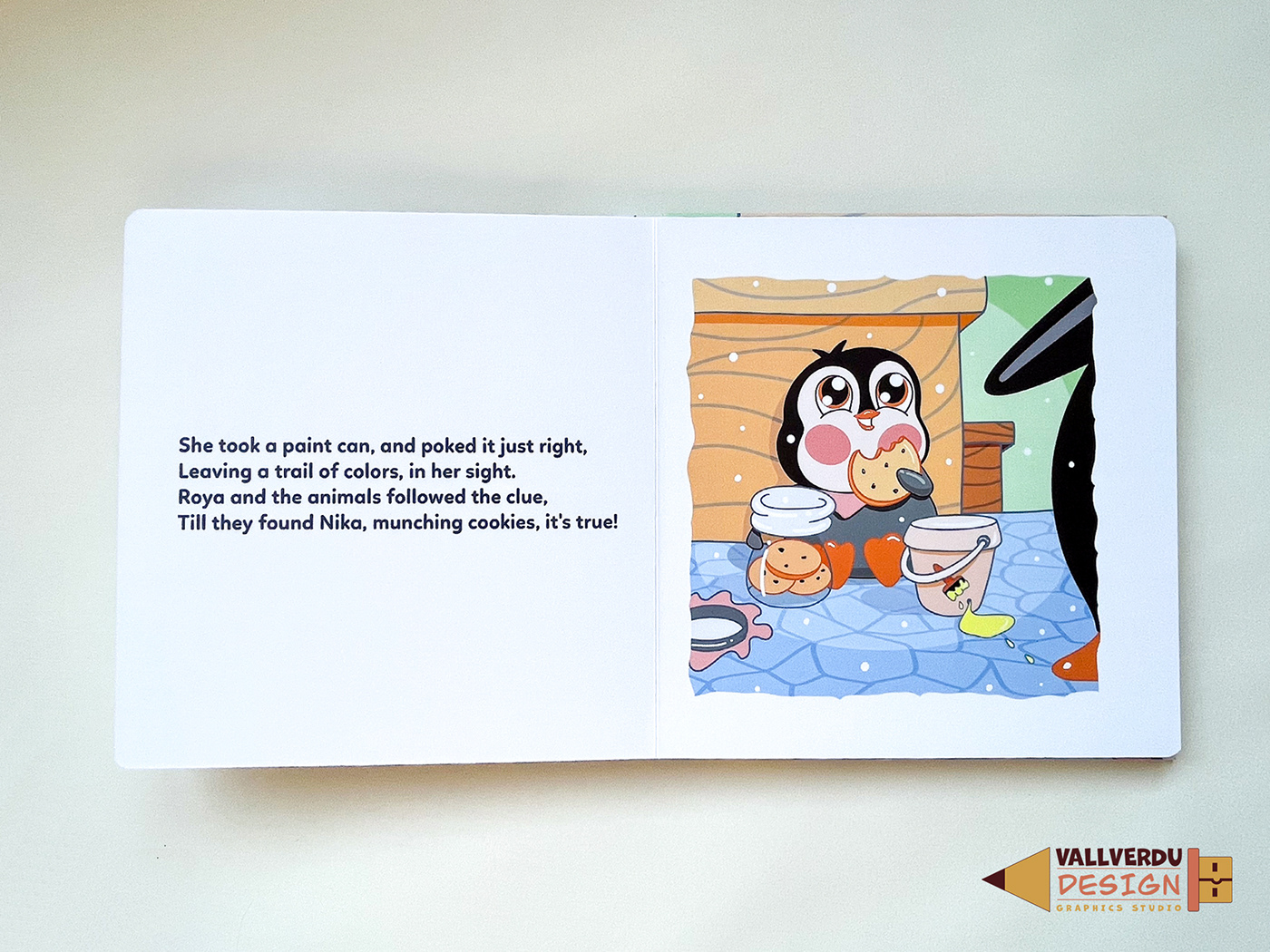 Nika's Colorful Adventure, Children's Book, Vallverdu-Design