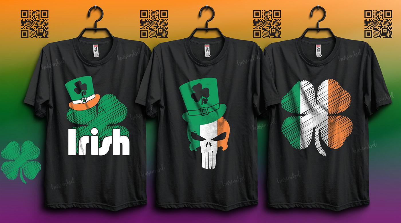 featured design Fun irish shamrock T-Shirt Design trendy design best seller creative shirt Top Design trendy shirt