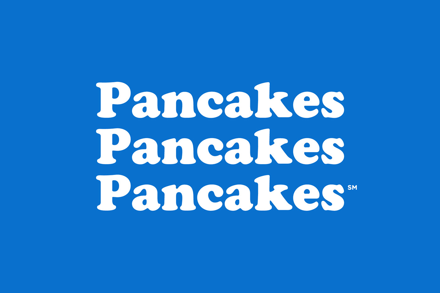 cooper Food  ihop pancakes restaurant vintage americana brand refresh branding  cooper black