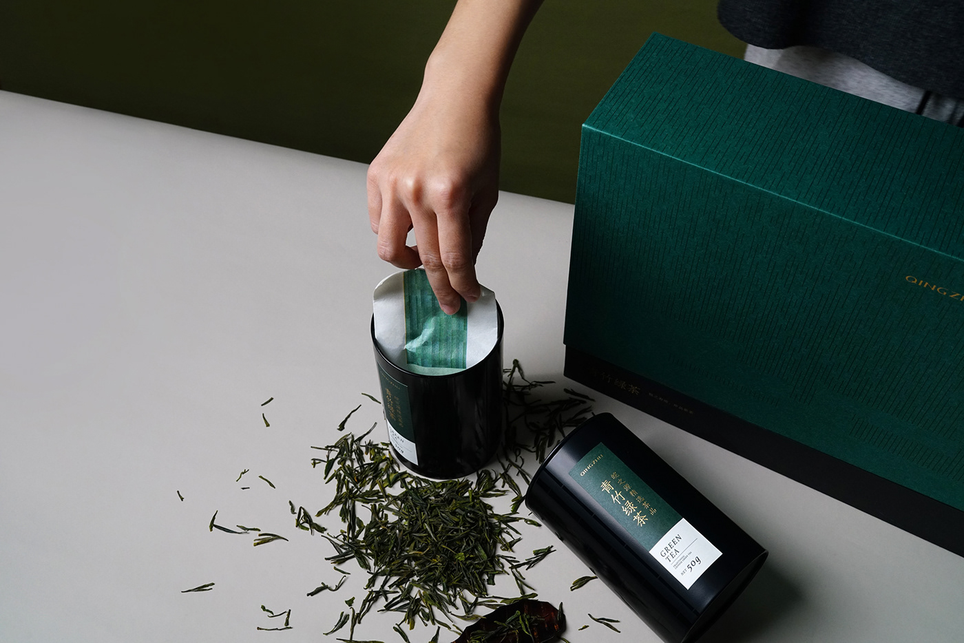 #green tea #package design  #tea #traditional