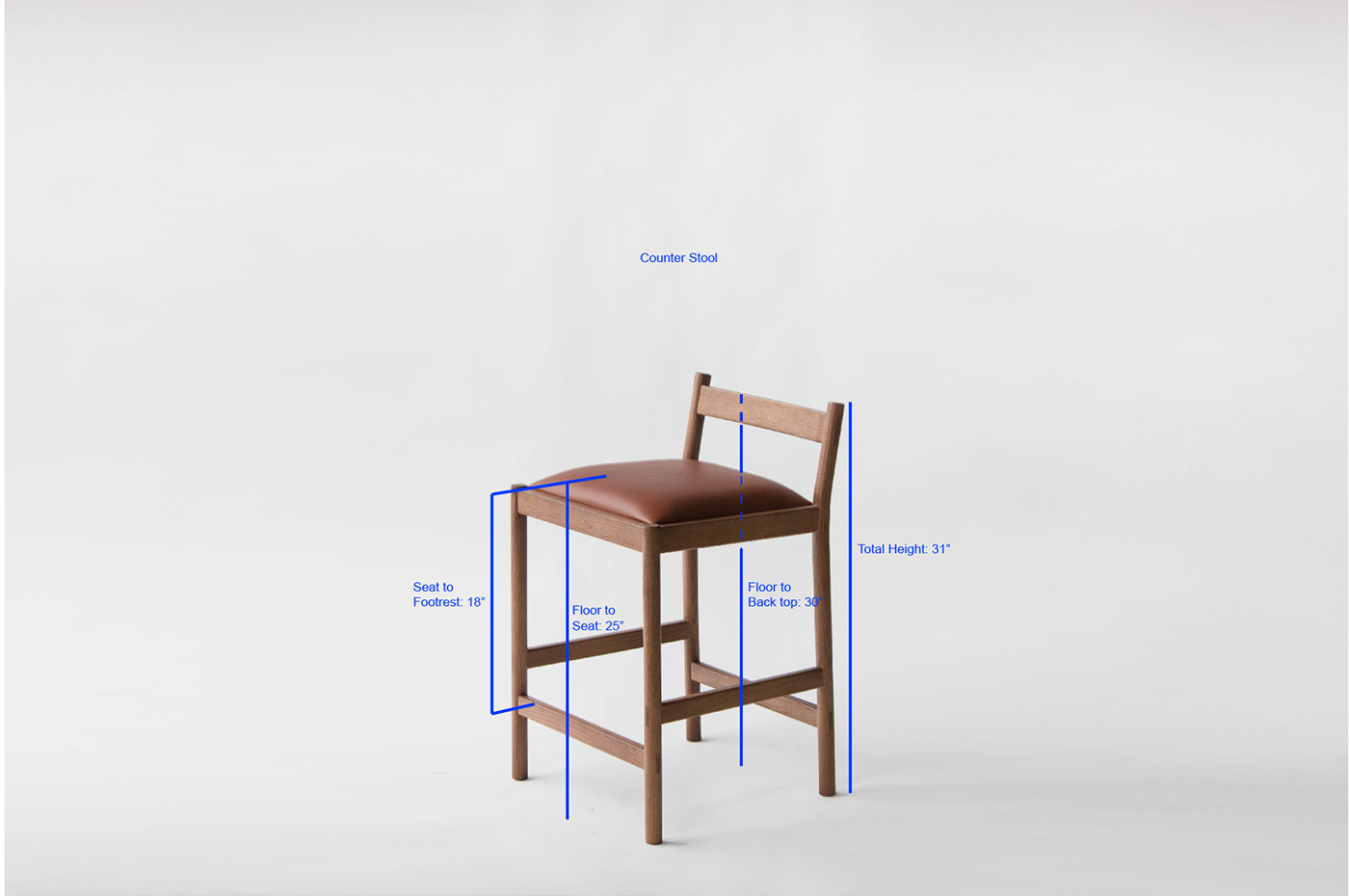 3D counter stool design furniture industrial product design  Render