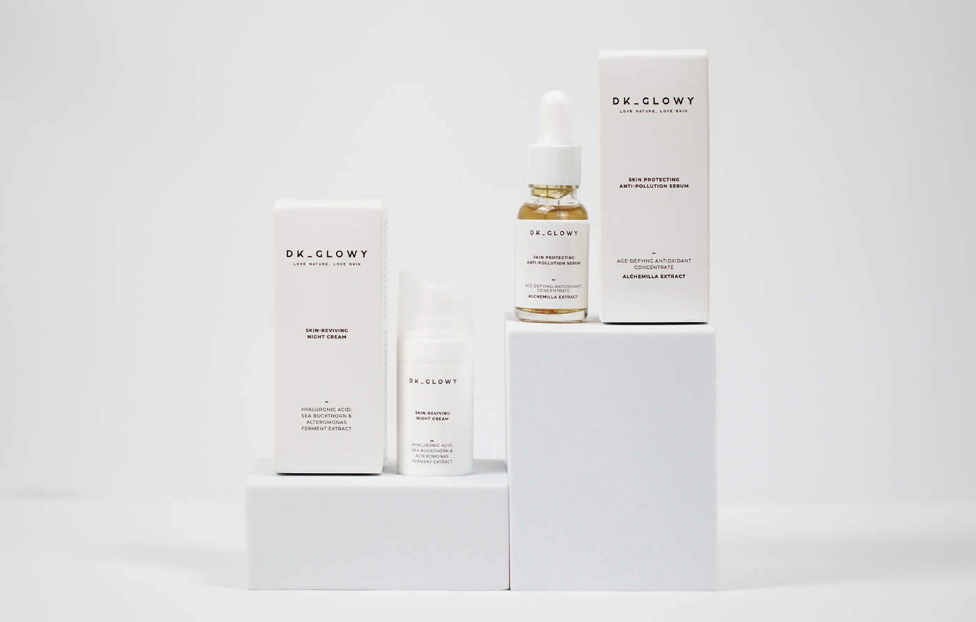 beauty brand branding  clean elegant minimal Packaging simple skincare White