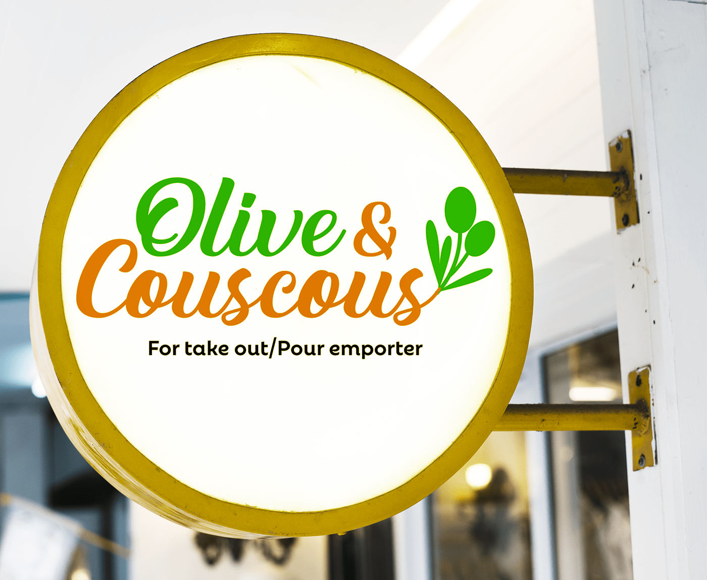 couscous couscous tunisien Food  food social media mediterranean tunisia marketing   mediterranean cuisine brand identity logo