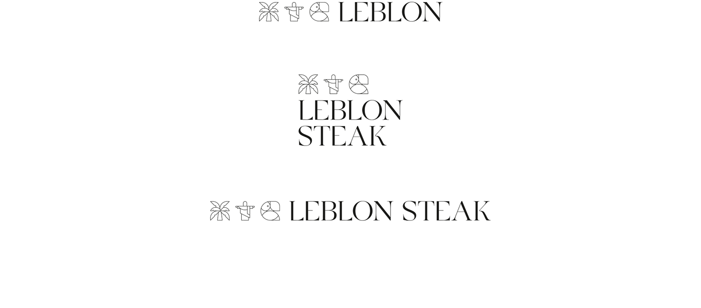 brand Brazil Brazilian leblon logo luxury restaurant steak Steakhouse visual identity
