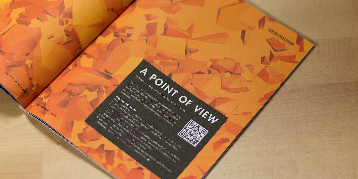 turn the page magazine augmented reality spread AR