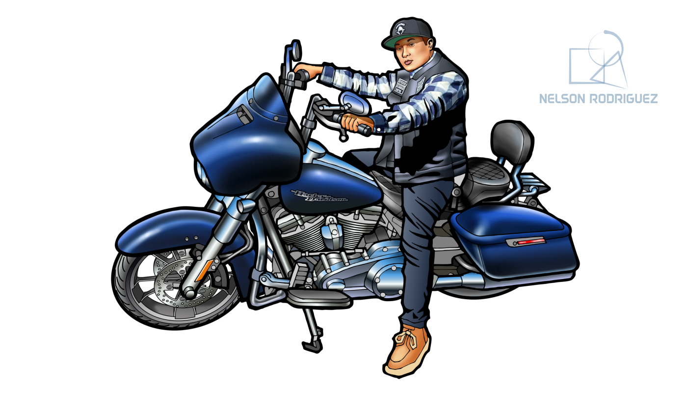 bikes motorcycle ilustraciones dibujo diseño gráfico ilustracion Harley Davidson Susuki indian motorbikes