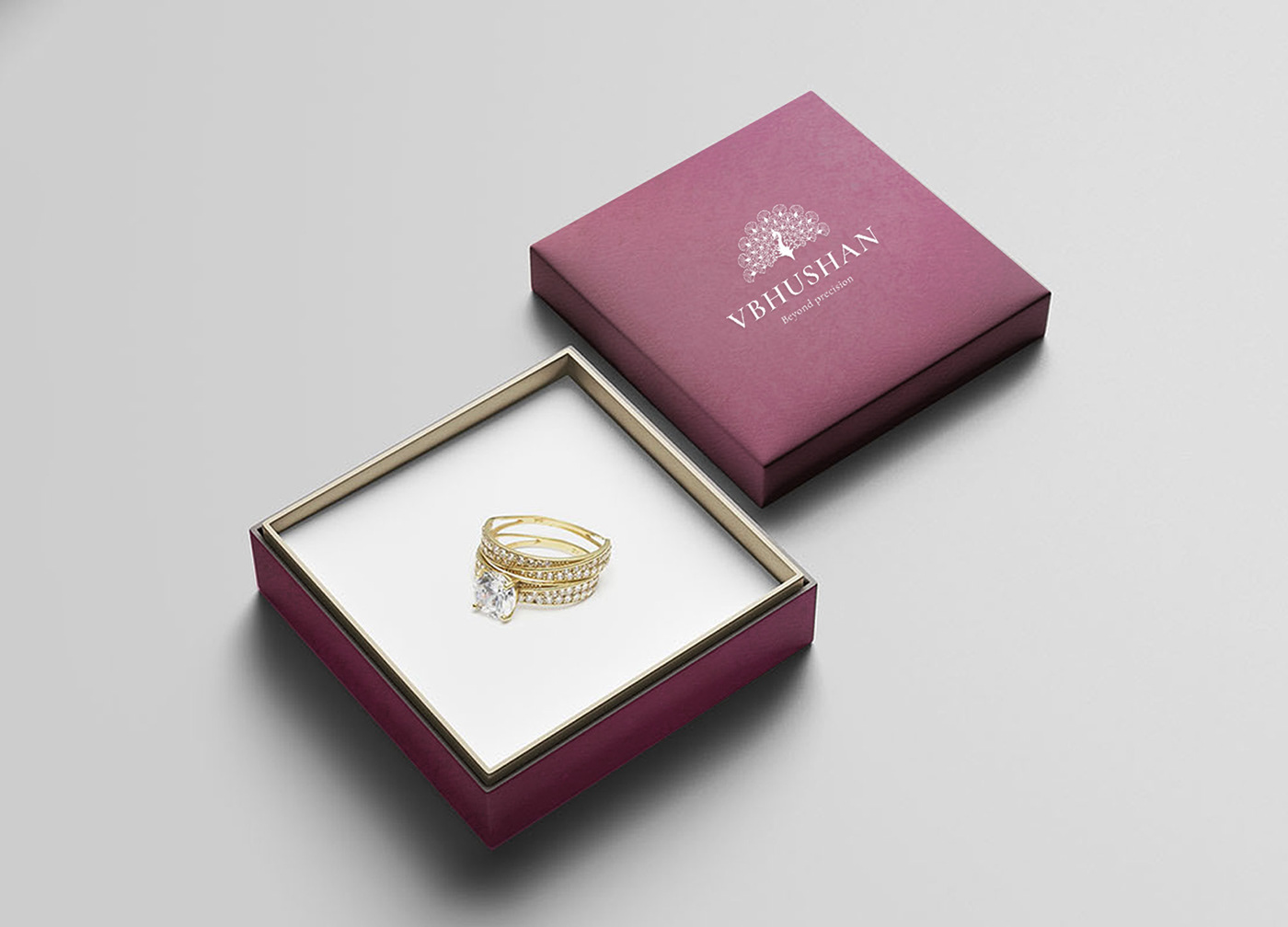 branding  graphic logo Jewellery print golden pink Packaging stationary