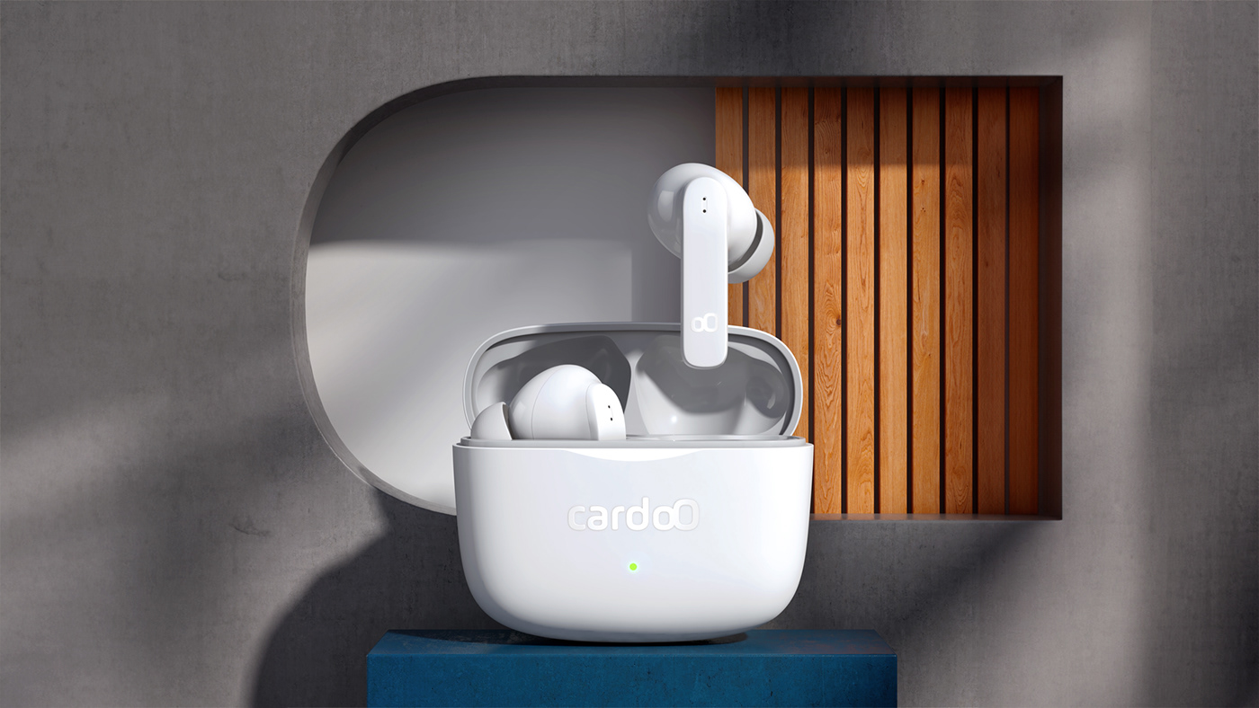 airpuds airpods CGI product visualization animation  motion design motion graphics  headphones