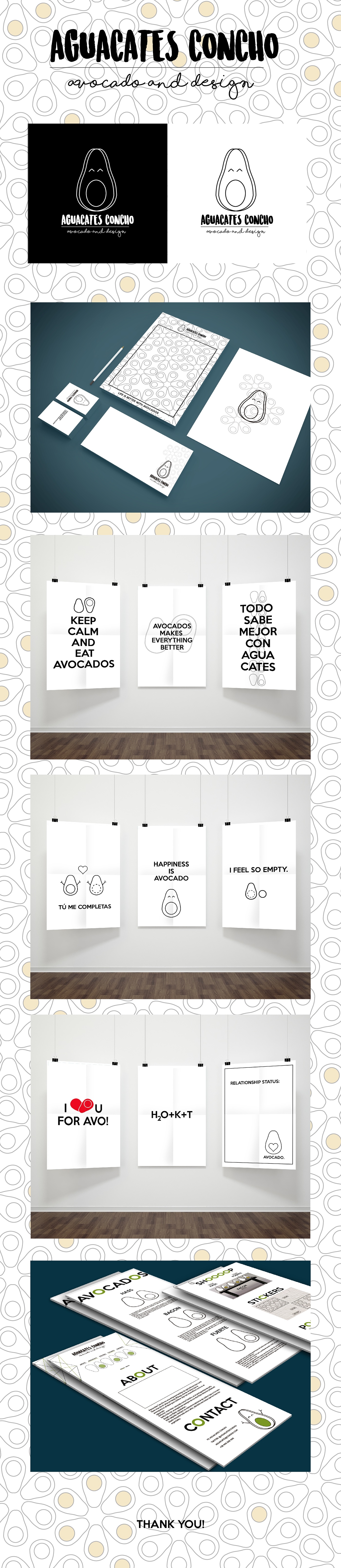 avocados branding posters