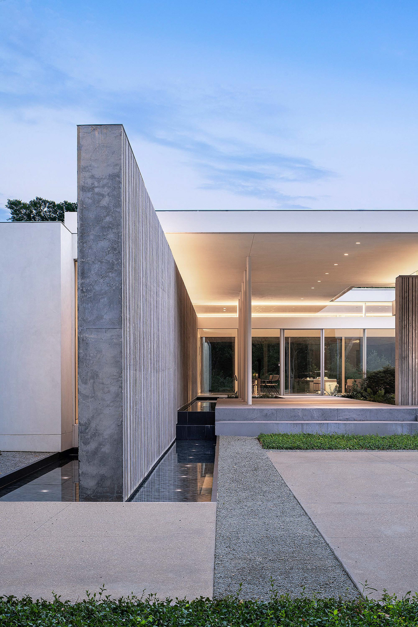 architecture interior design  exterior concrete house modern