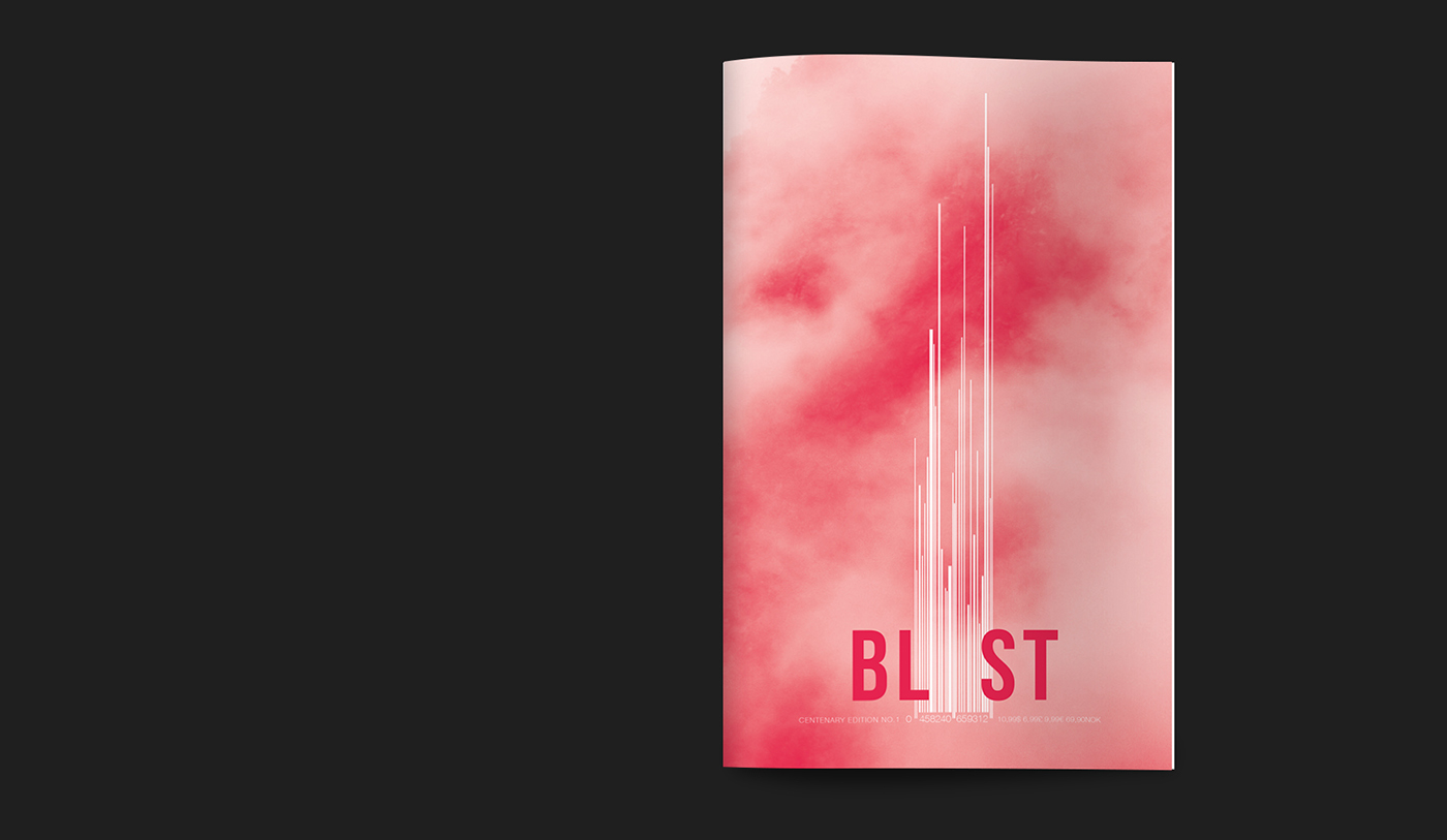 blast magazine bless Vorticism Wyndham Lewis centenary type pink spreads modern design