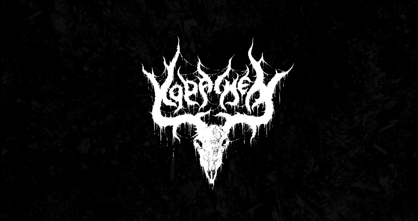 black and white black metal death metal Drawing  logotypes metal logo music logotypes