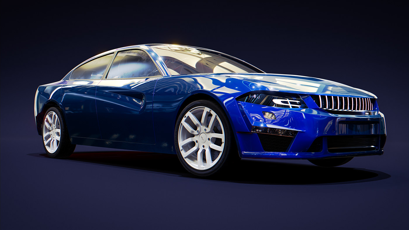3D automotive   Automotive design blender car car design design industrial design  Render Skoda