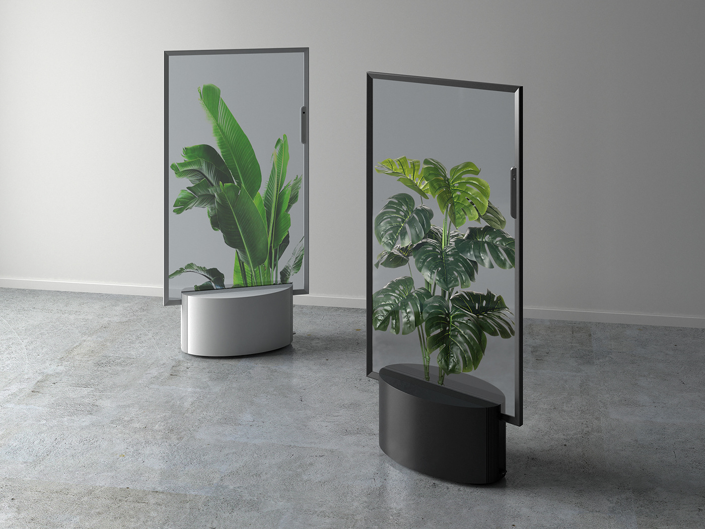 AR screen concept digital whiteboard display design industrial design  lg OLED product smart office tv