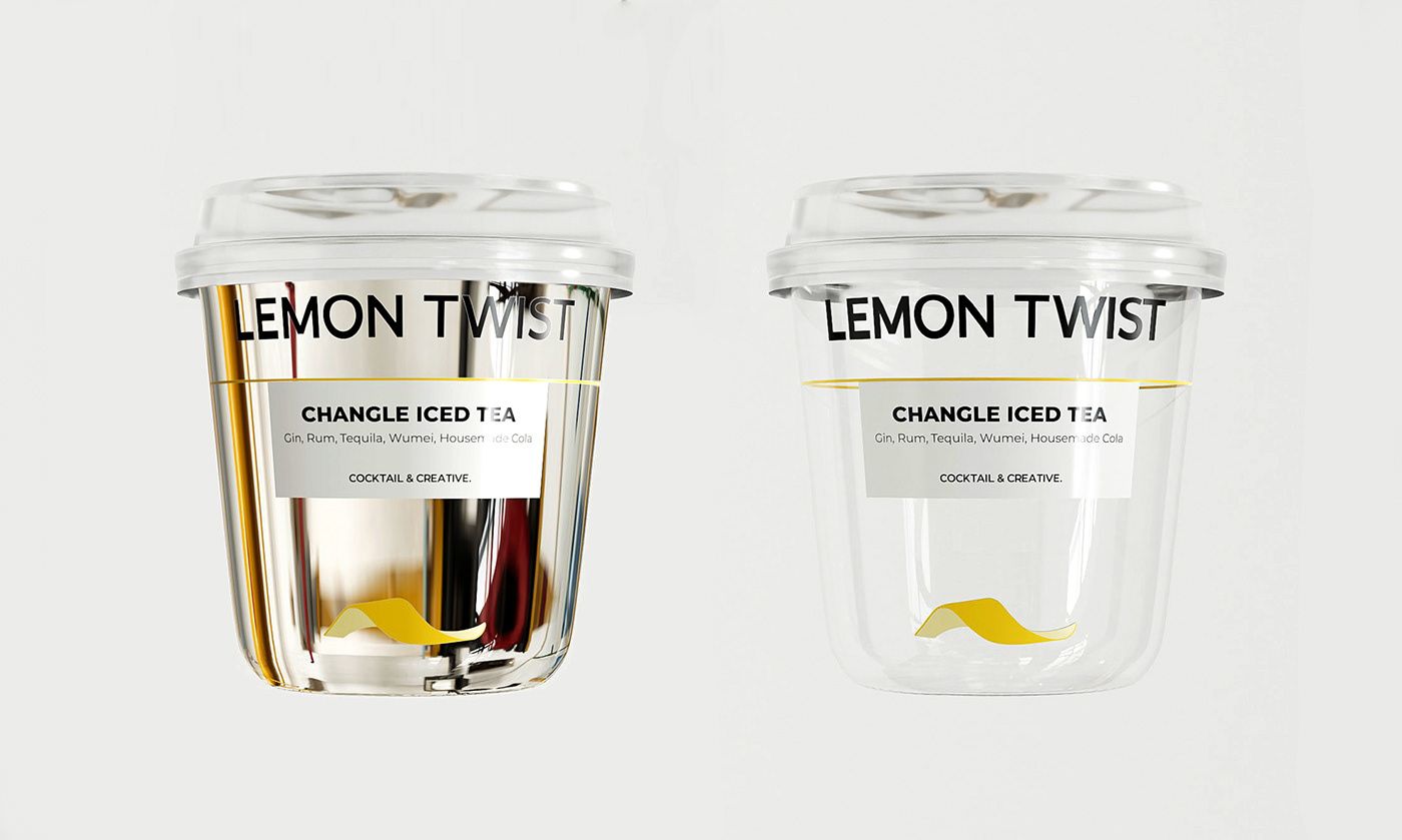 Brand Design branding  cocktail graphic design  lemon Packaging 包装设计 品牌设计 平面设计