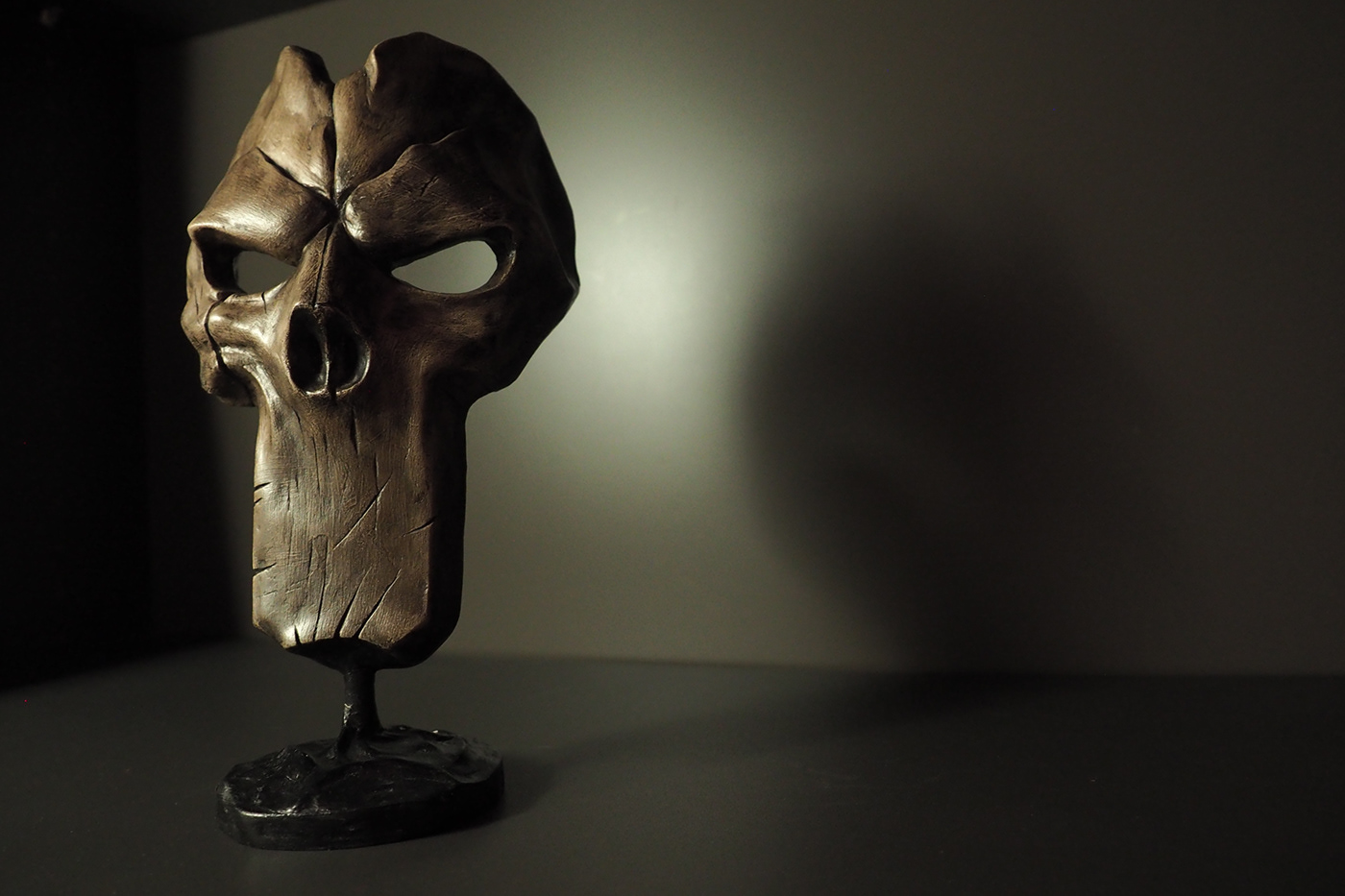darksiders2 design industrial dishine mask modeling Papier Mache sculpture