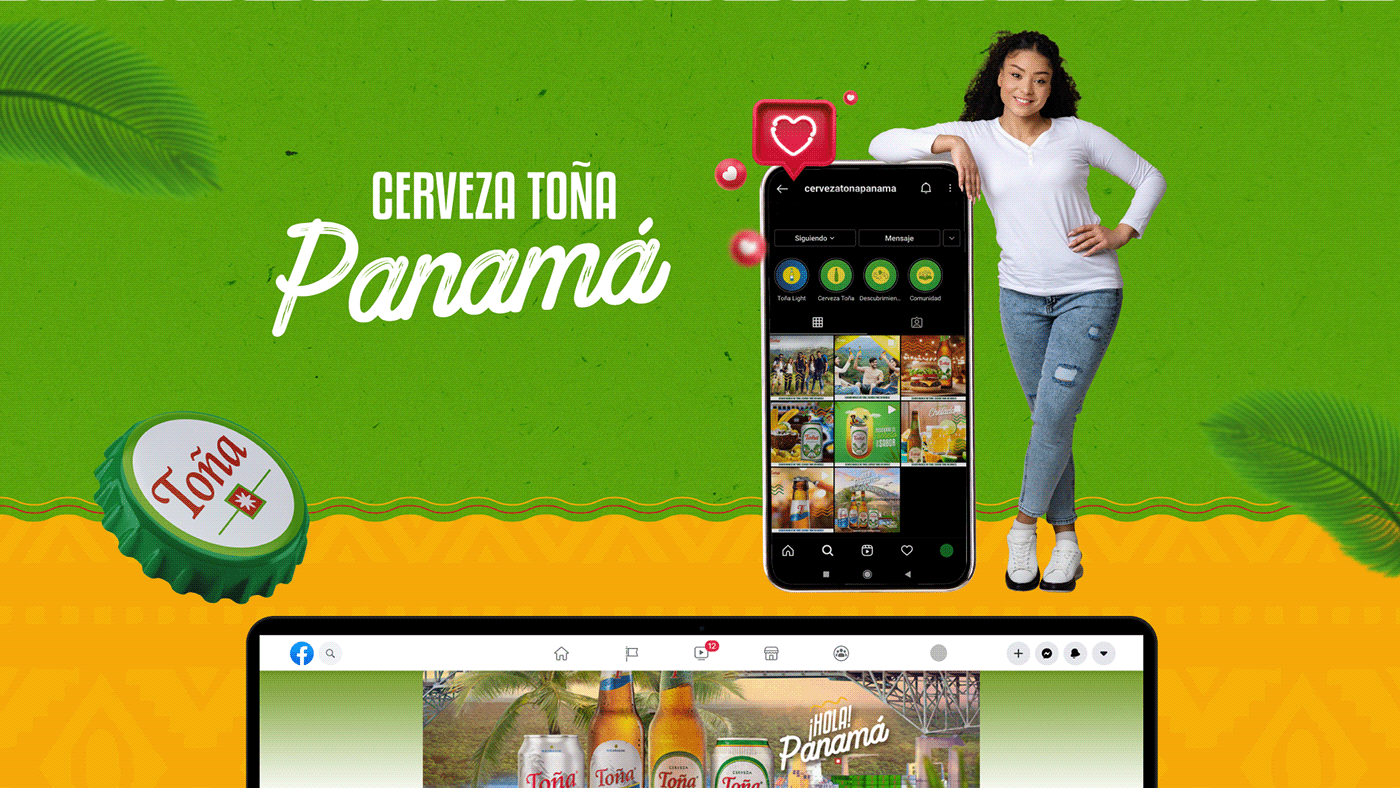 Advertising  art direction  beer creative facebook post graphic design  marketing   nicaragua post social media