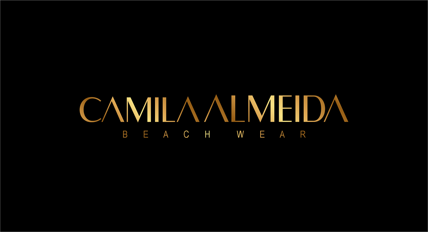 Logotipo logo design moda praia beach wear
