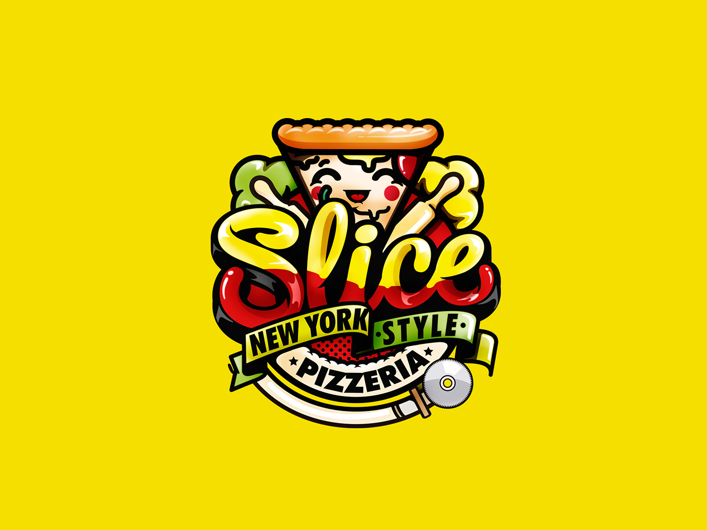 Korea brand logo marca empaques Food  Pizza
