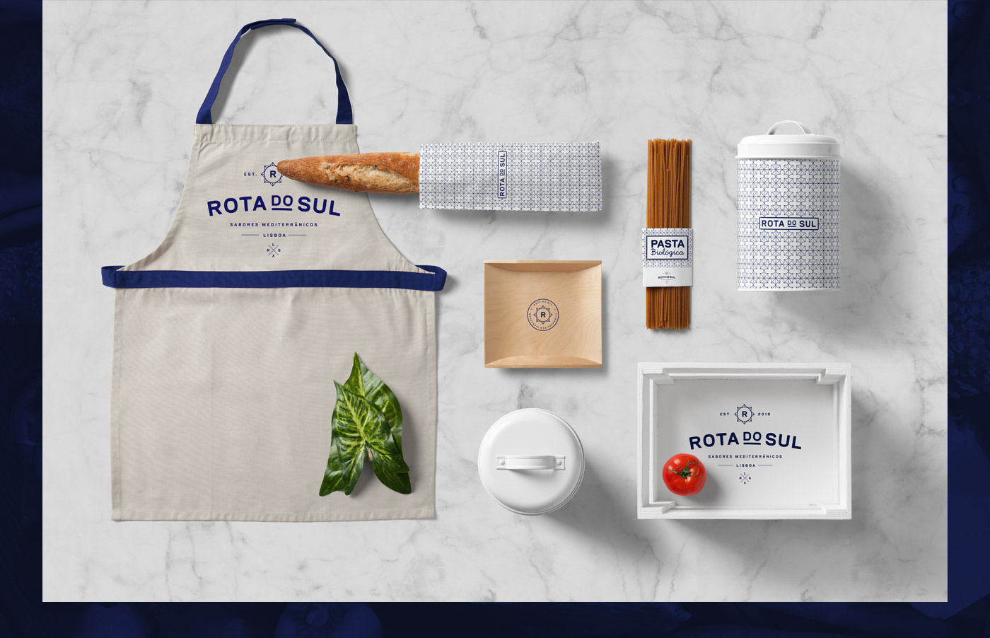 Rota do Sul graphic design  branding  art direction  ILLUSTRATION  restaurant Grocery artisanal Portugal trendy