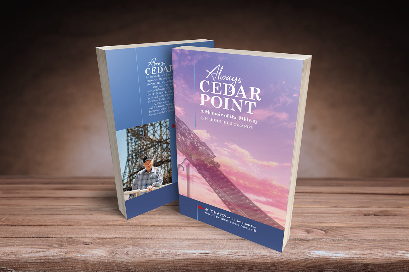amusement park Autobiography book cedar point CEO Chapters Hildebrandt InDesign Layout memoir