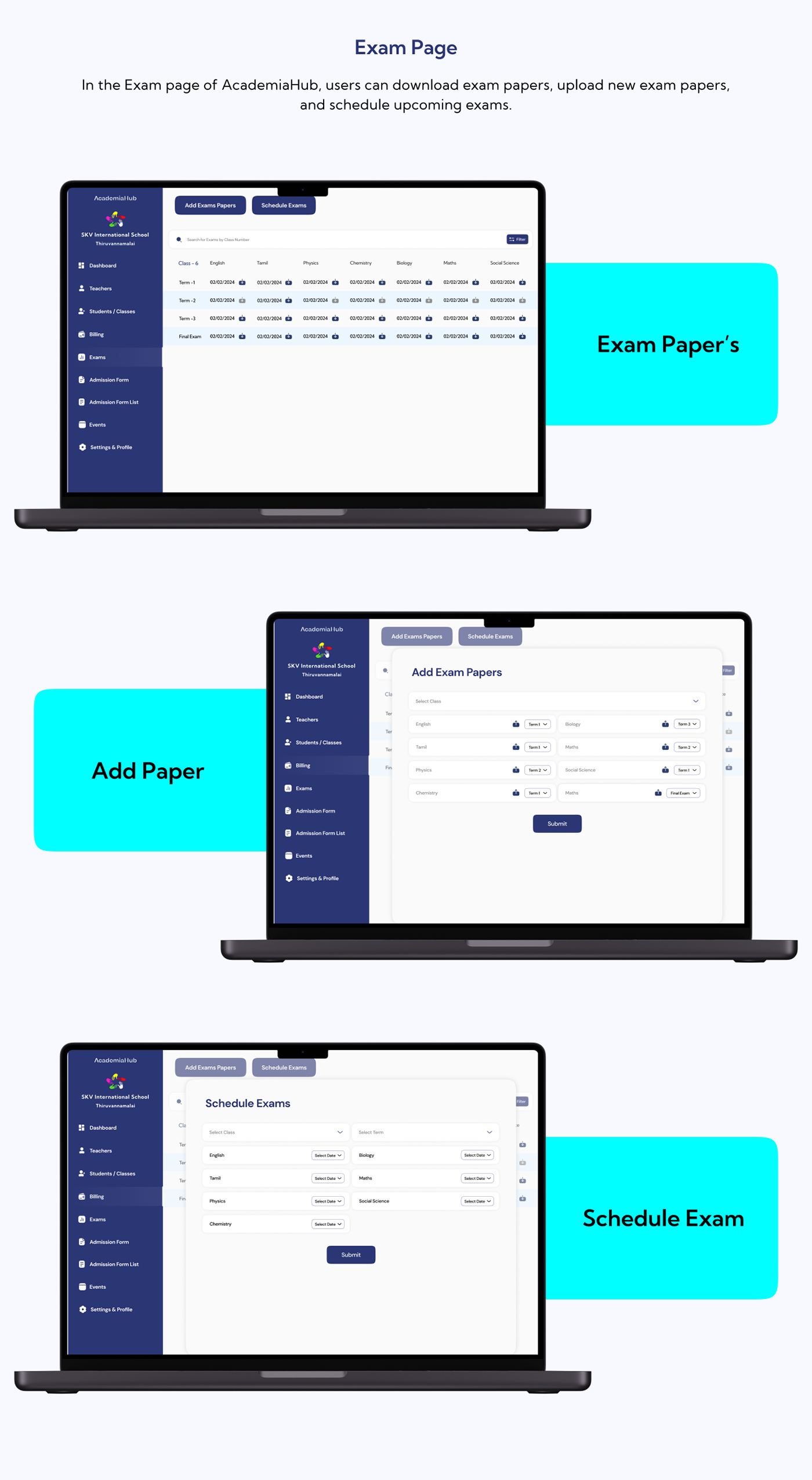 School Project college Figma ui design user interface Web Design  Website landing page dashboard design