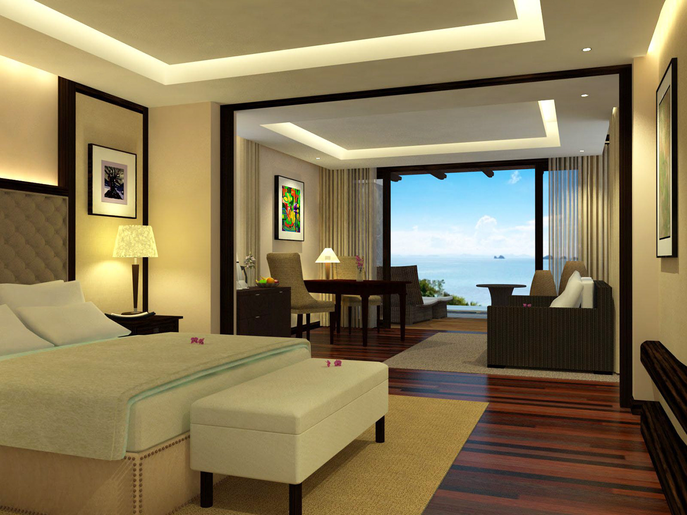 Deluxe Suite  tropical island Resort Project hotel Hospitality Project  hospitality design Suite Interior Design luxury resort RESORT HOTEL