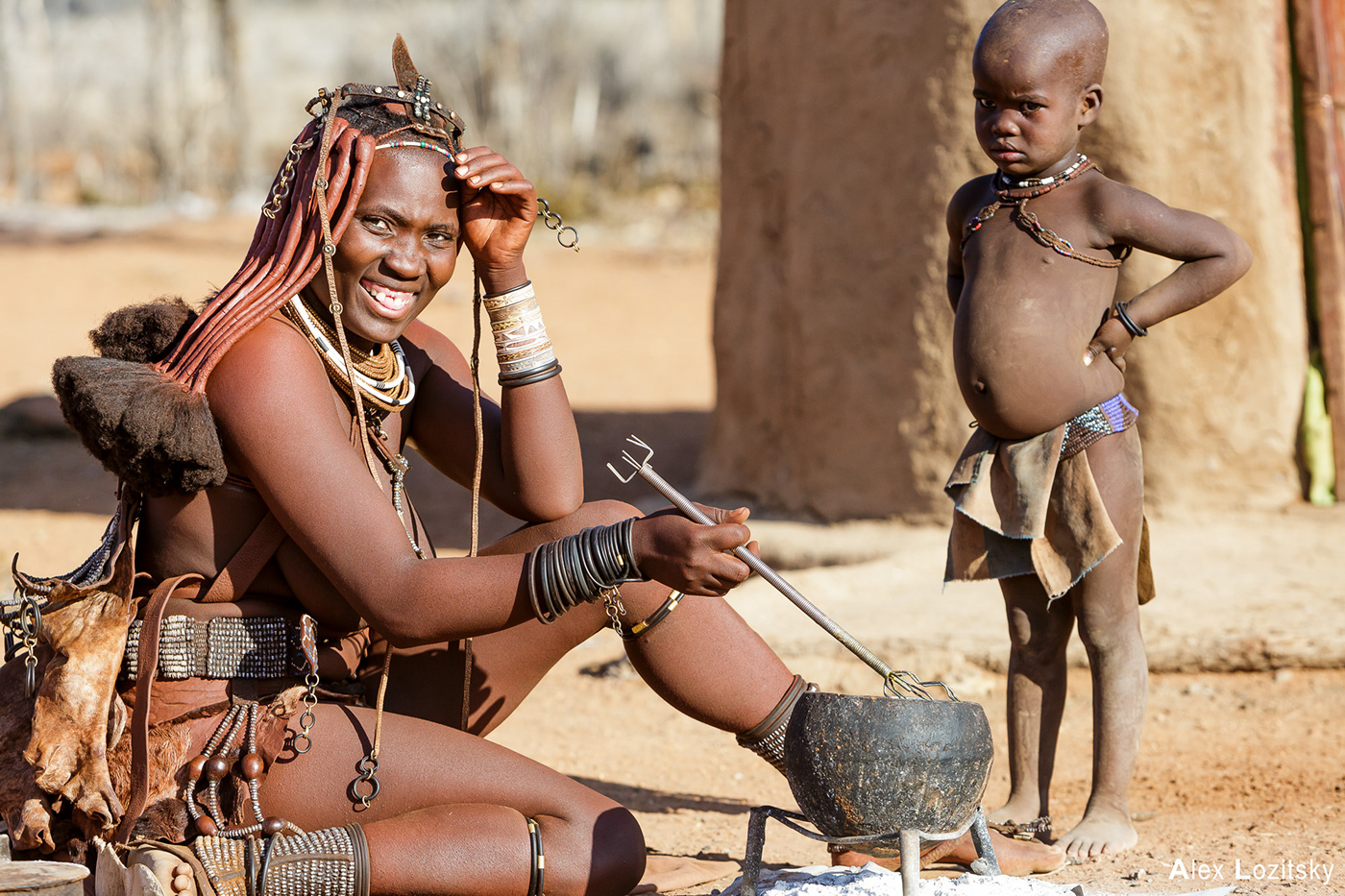 Namibia tribe race himba clan children people tribes wild