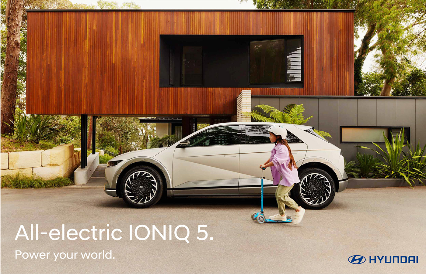 car Advertising  lifestyle photography automotive   lifestyle Automotive Photography Hyundai architecture INOIQ5