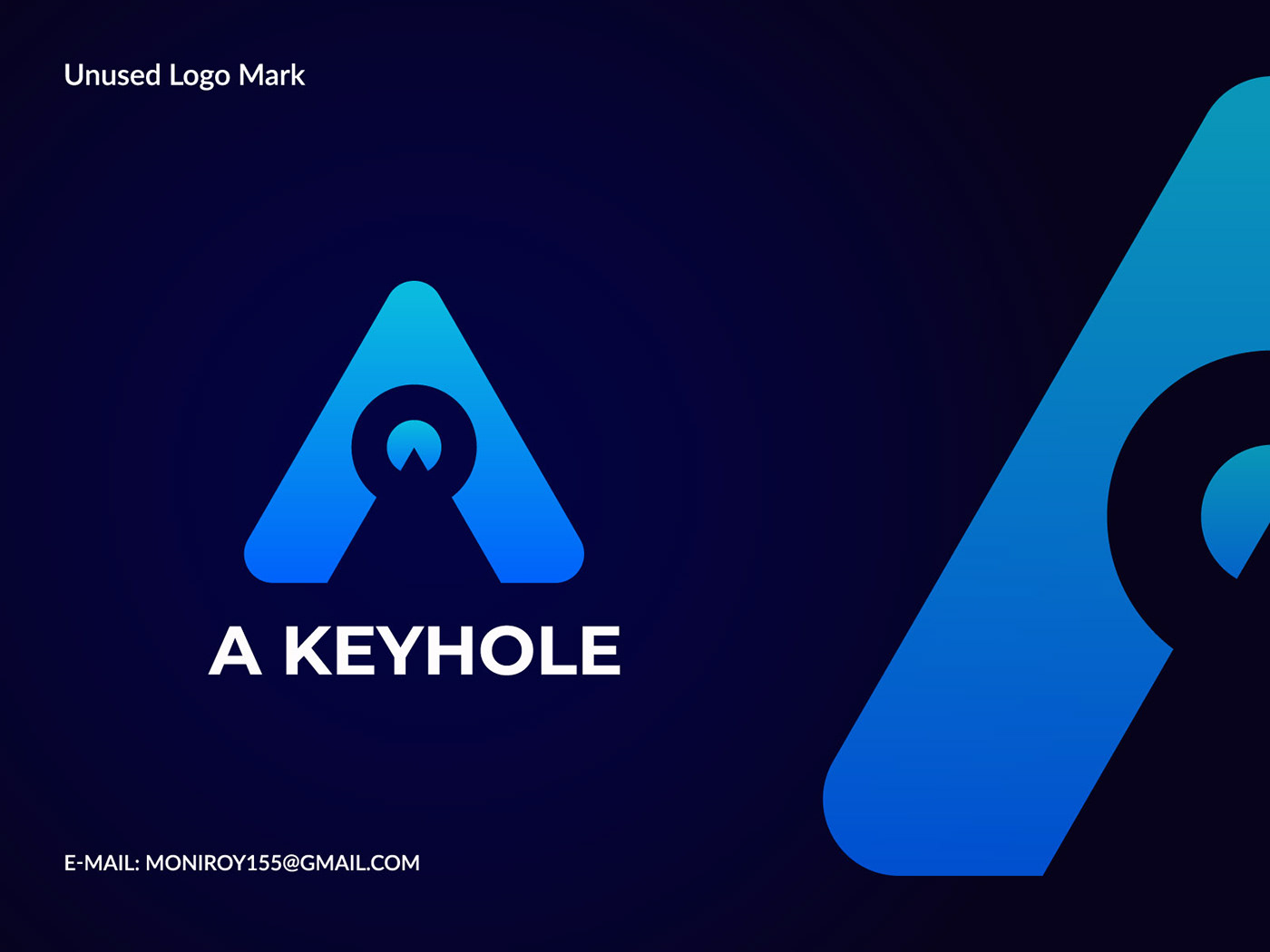 Icon icon design  keyhole logo Logo Icon Logotype typography   vector A Keyhole Initial Letter A letter A