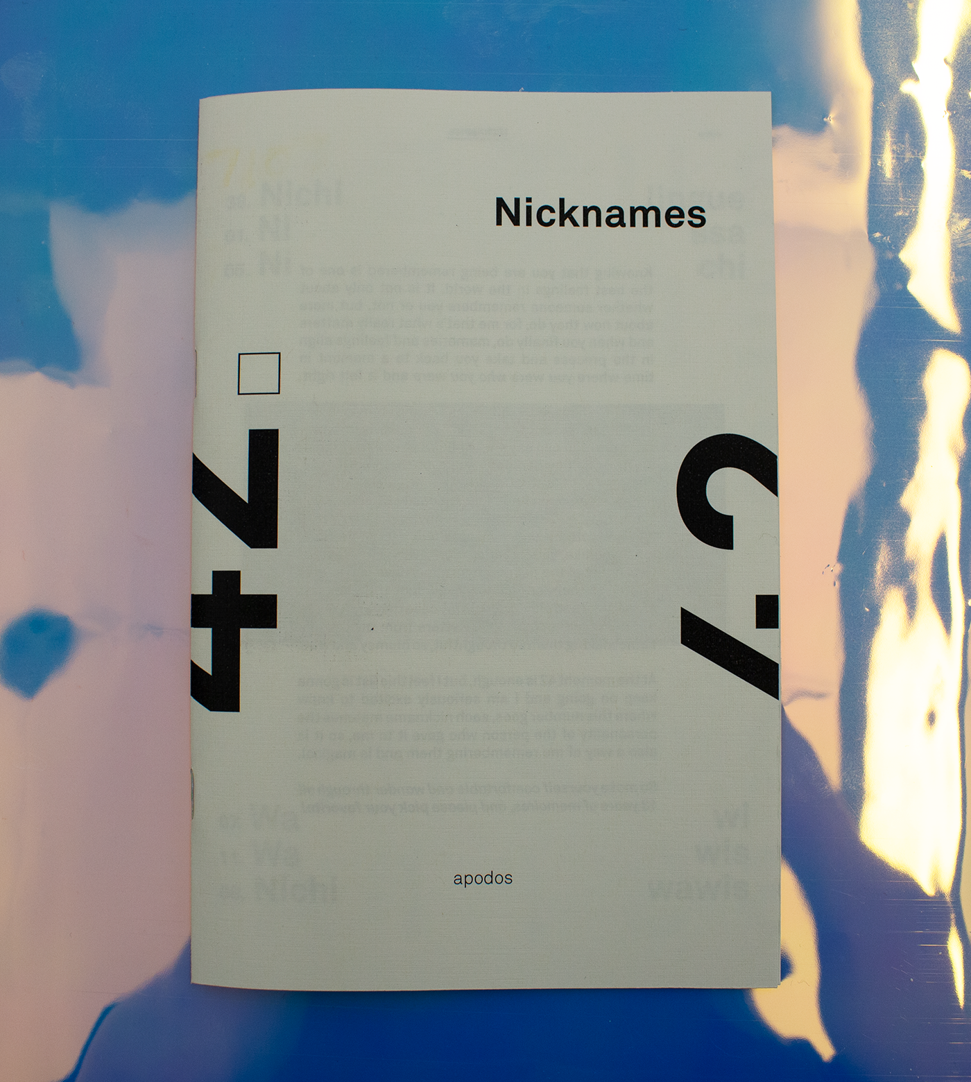 nicknames Bookdesign editorialdesign black White typography   book graphicdesign identity