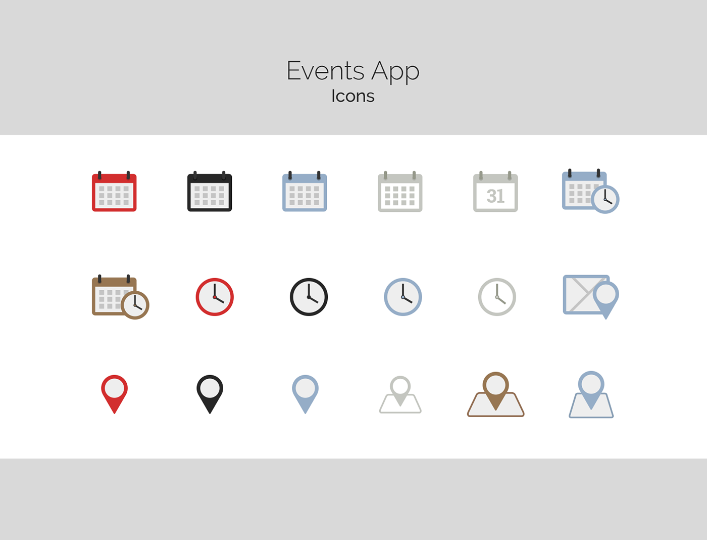 UI UI-design Events app Icon graphic design festival