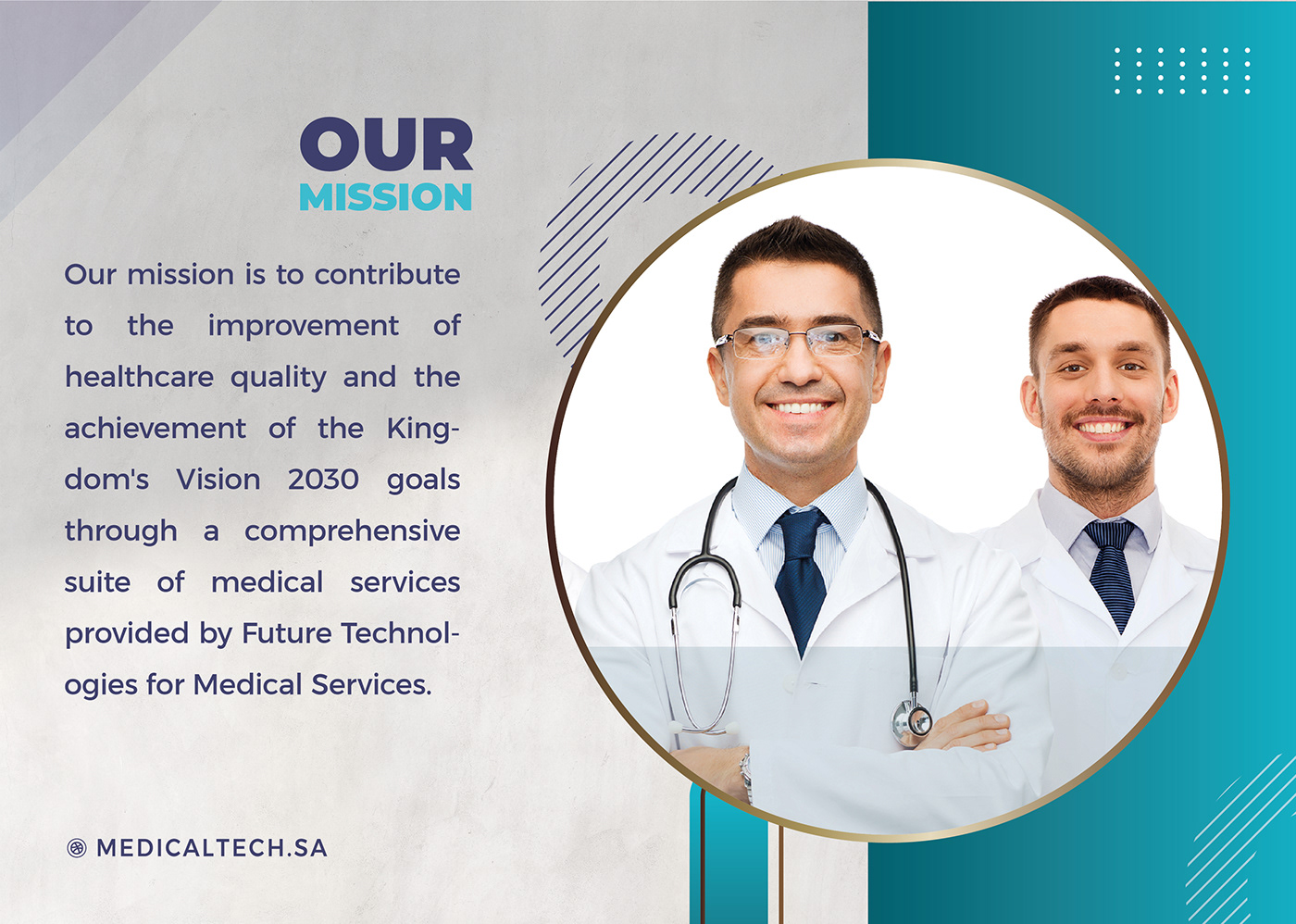 graphic design  future technologies profile company profile healthcare medicial profile medicial rometly Medicine Profile remotely medicine Saudi Arabia