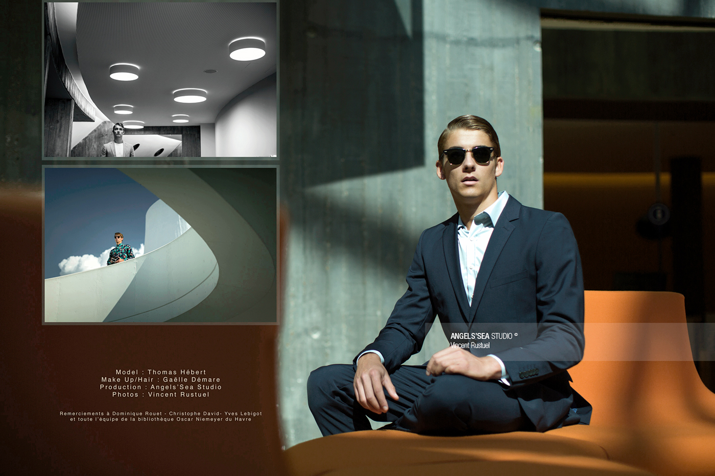 Gant Calvin-Klein architecture Oscar Niemeyer fashion man double face