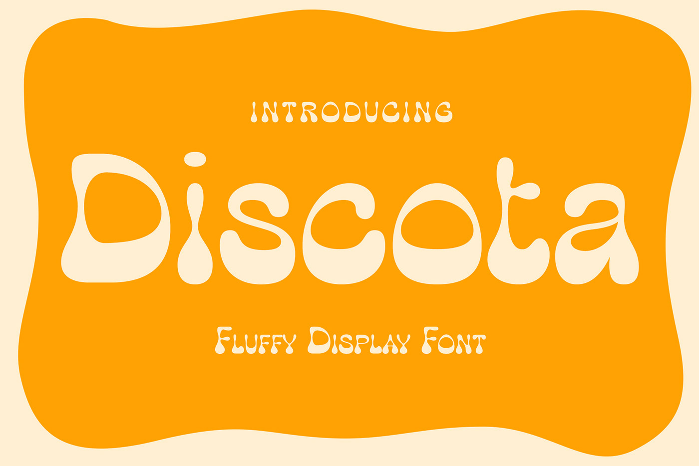 font Display fluffy trippy psychedelic hippy hippie 70s groovy typography  