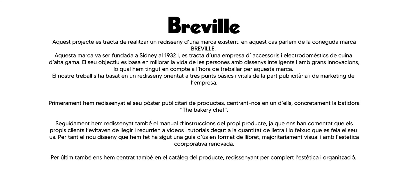 brand identity breville Breville Brand Catalogue Illustrator kitchen marketing   mixer Mockup use guide