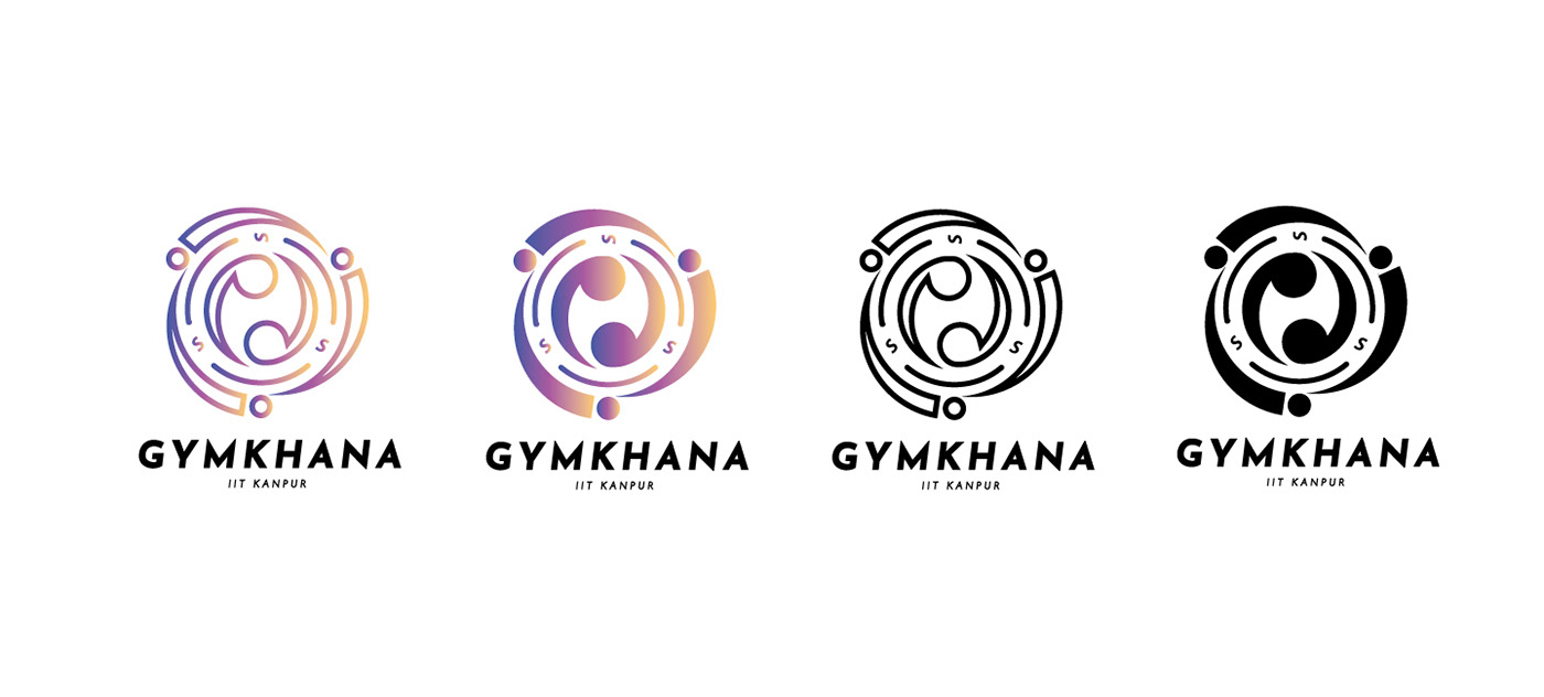 logo branding  concept gymkhana IIT Kanpur iitk Students