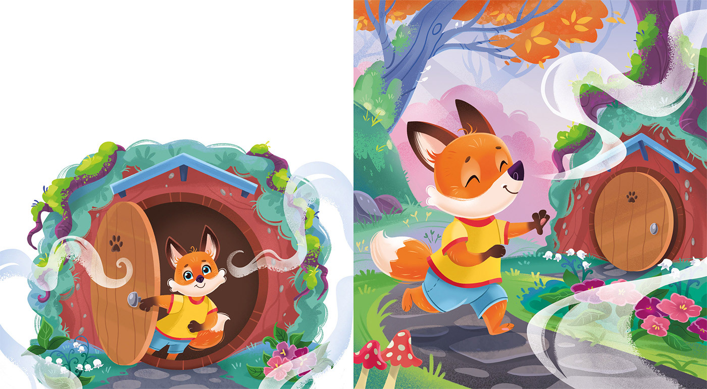children's book children illustration Picture book kidlit FOX cute