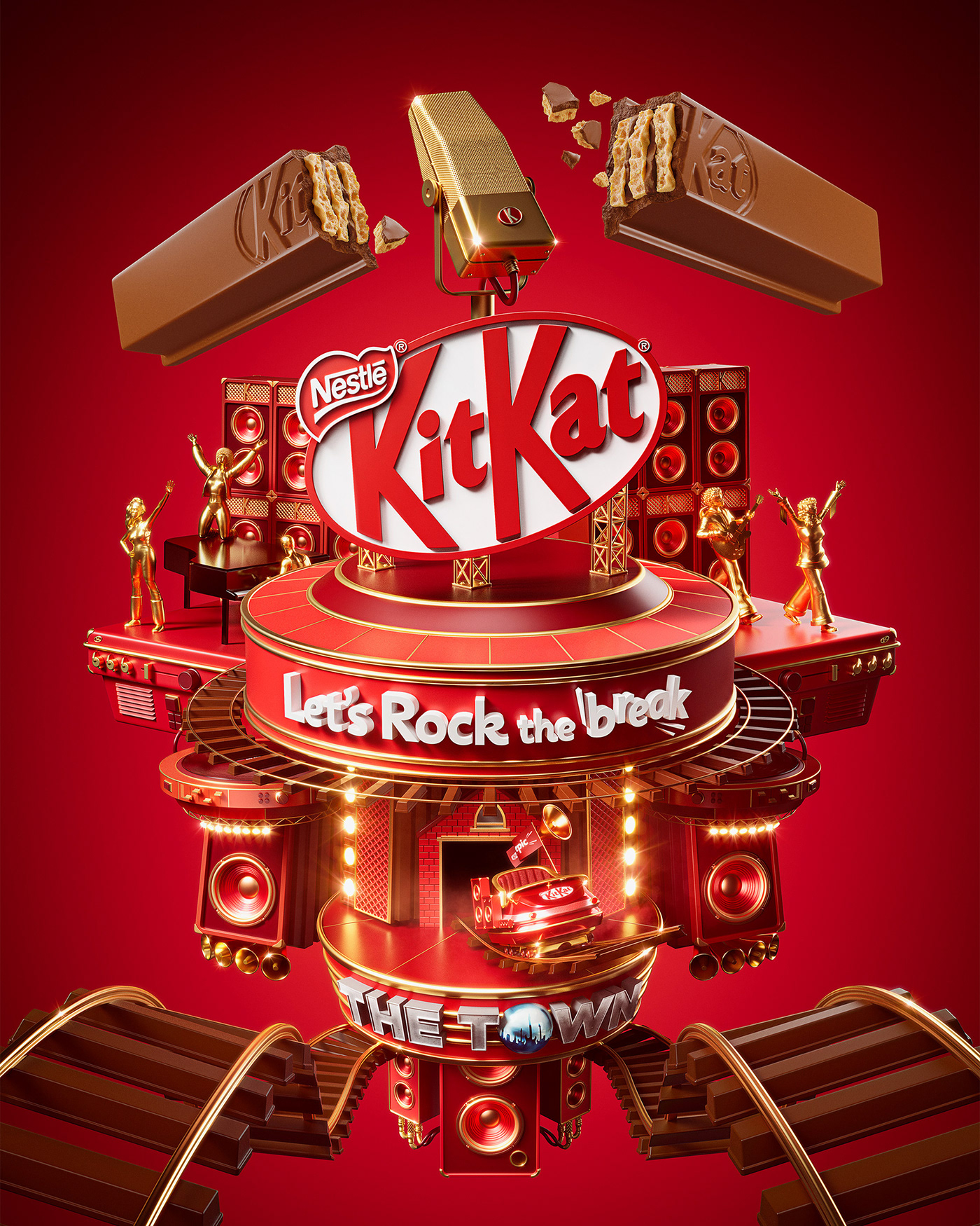 kitkat chocolate wafer cookies snack thiago Christo Food  biscuit