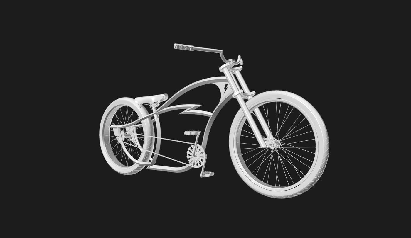 3D UI ux interactive grid Bike Custom dirt configurator customizer