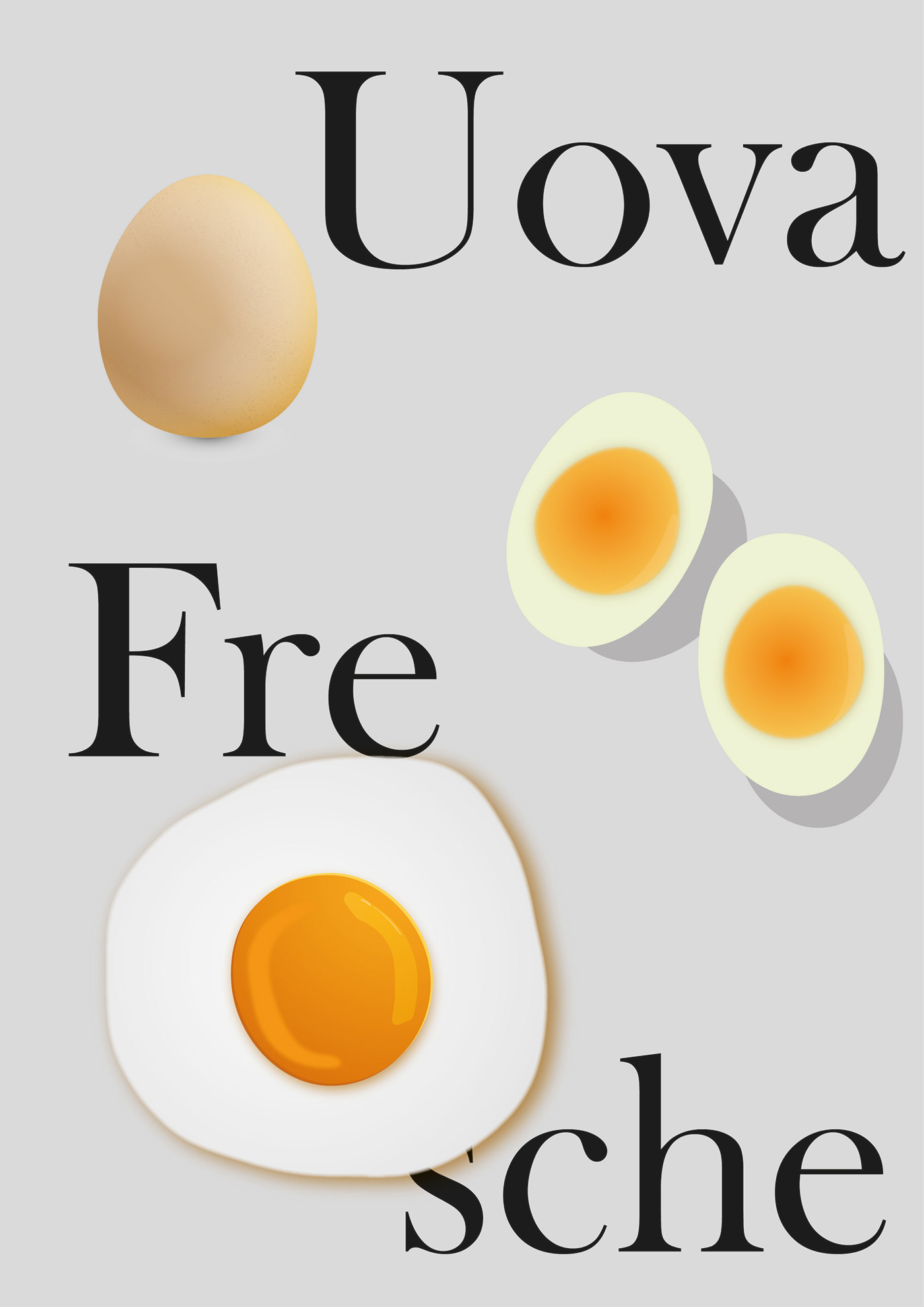 eggs Illustrator poster