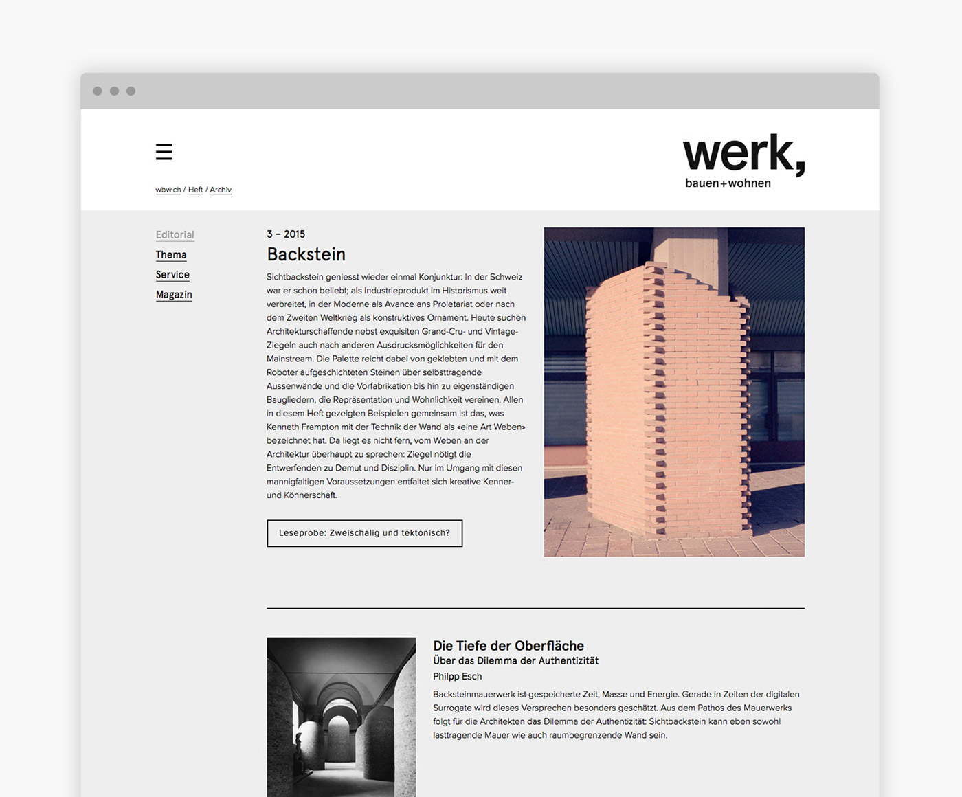 Website living werk construct live Create Responsive Webdesign
