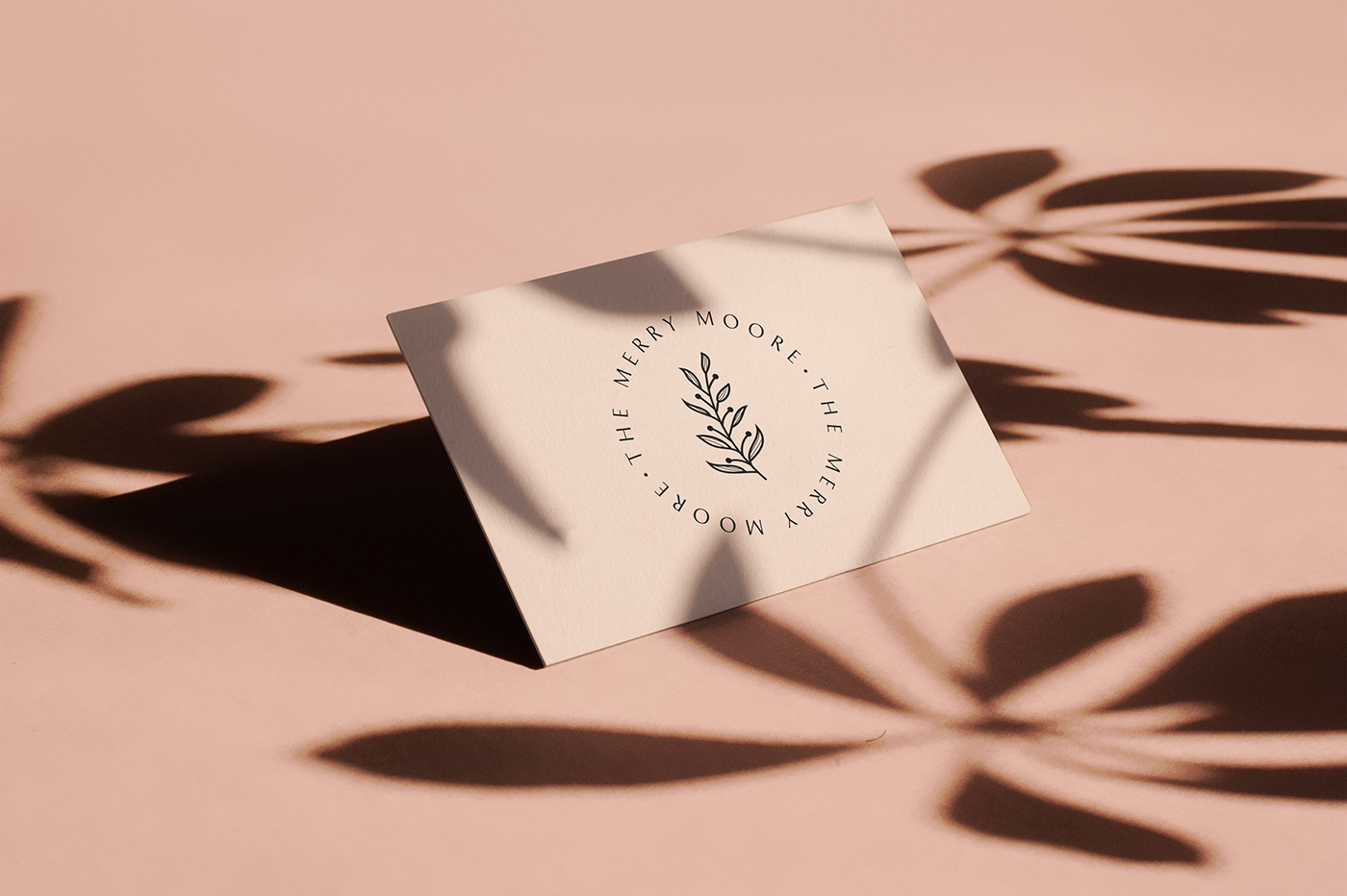 brand branding  logo feminine elegant flower handdrawn minimalist identity