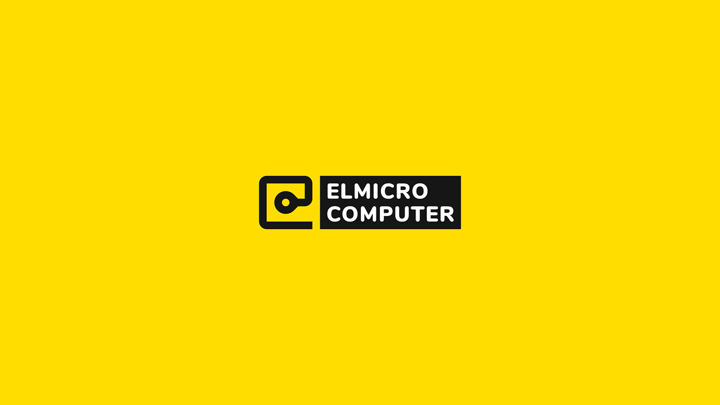 brand identity branding  e-commerce electric electronic identity logo tape yellow