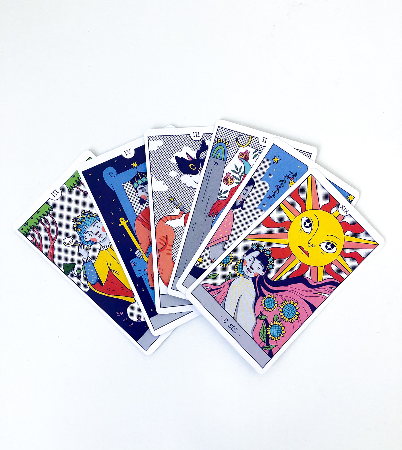 arte digital cards Ilustração tarot