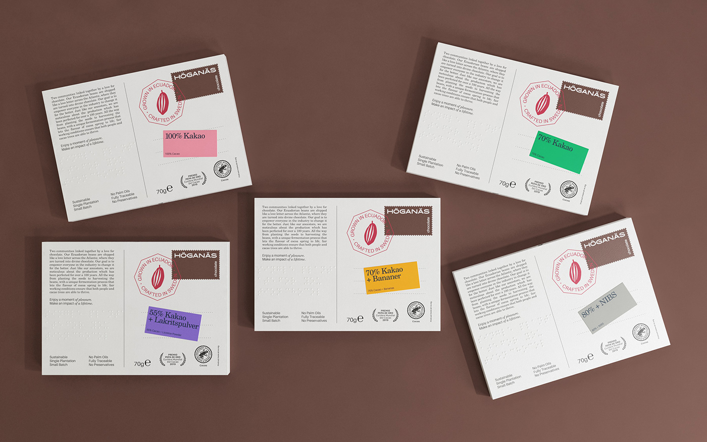 box branding  chocolate drops New Zealand nuts Packaging pouch queenstown design sweeden
